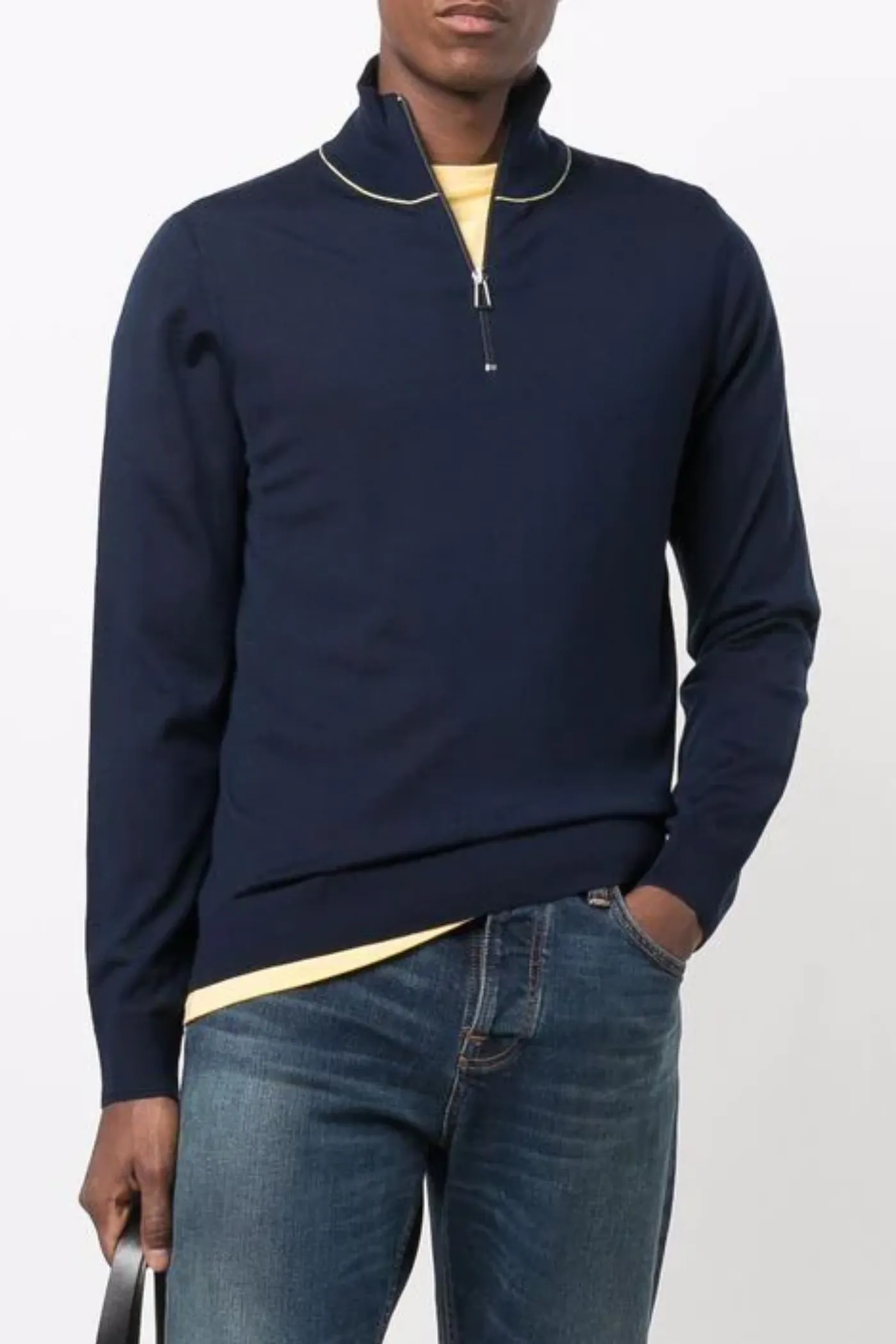 PAUL SMITH ZIP PULLOVER - F21190