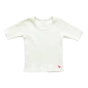 PINK CHICKEN~ Organic ribbed top