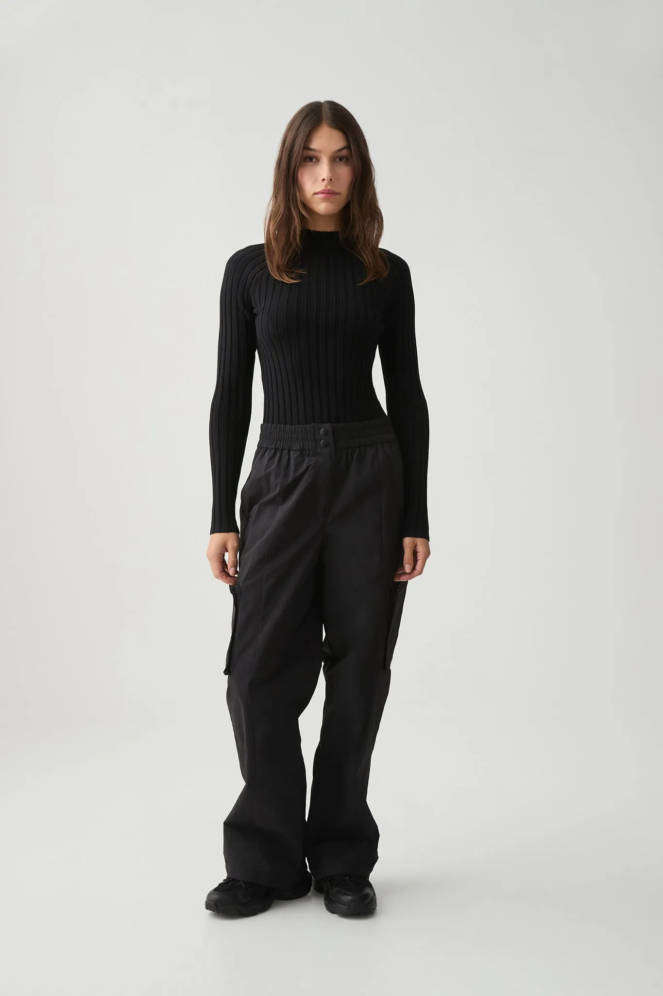 Ribbed Raglan Ls Top 460