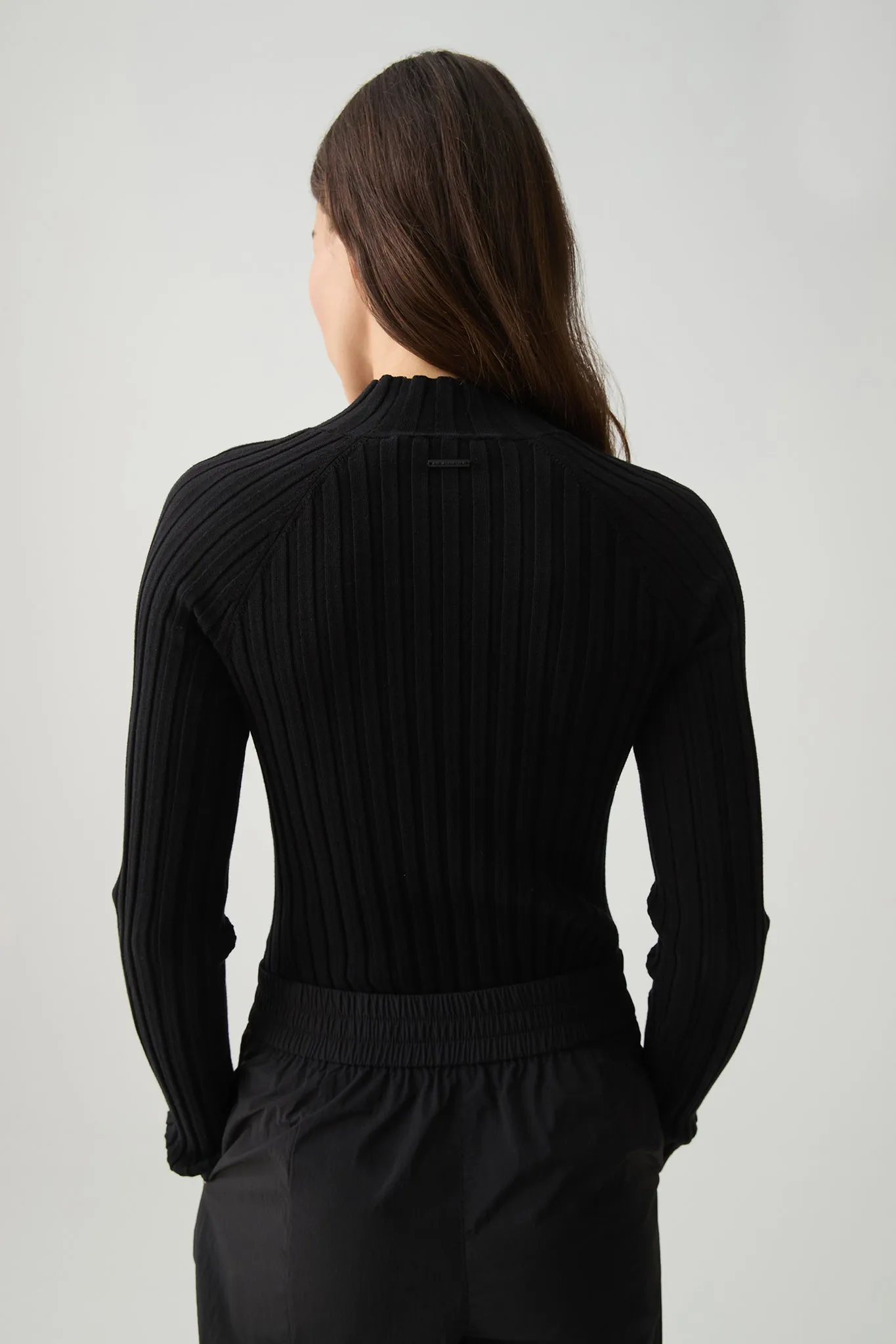 Ribbed Raglan Ls Top 460