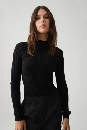 Ribbed Raglan Ls Top 460