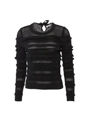 Ruffle Knit Sweater