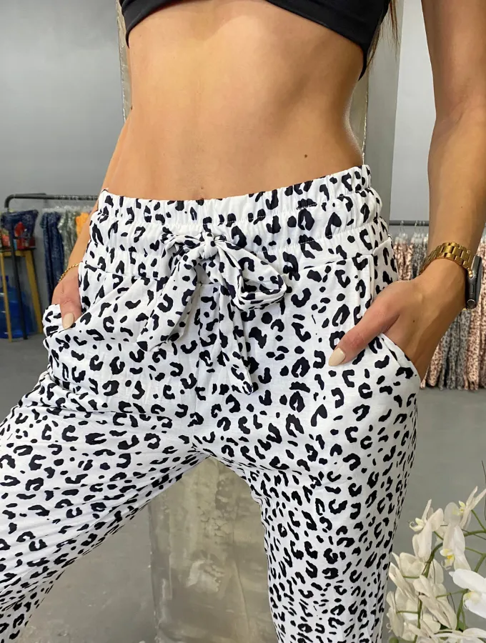 SNOW LEOPARD JOGGERS