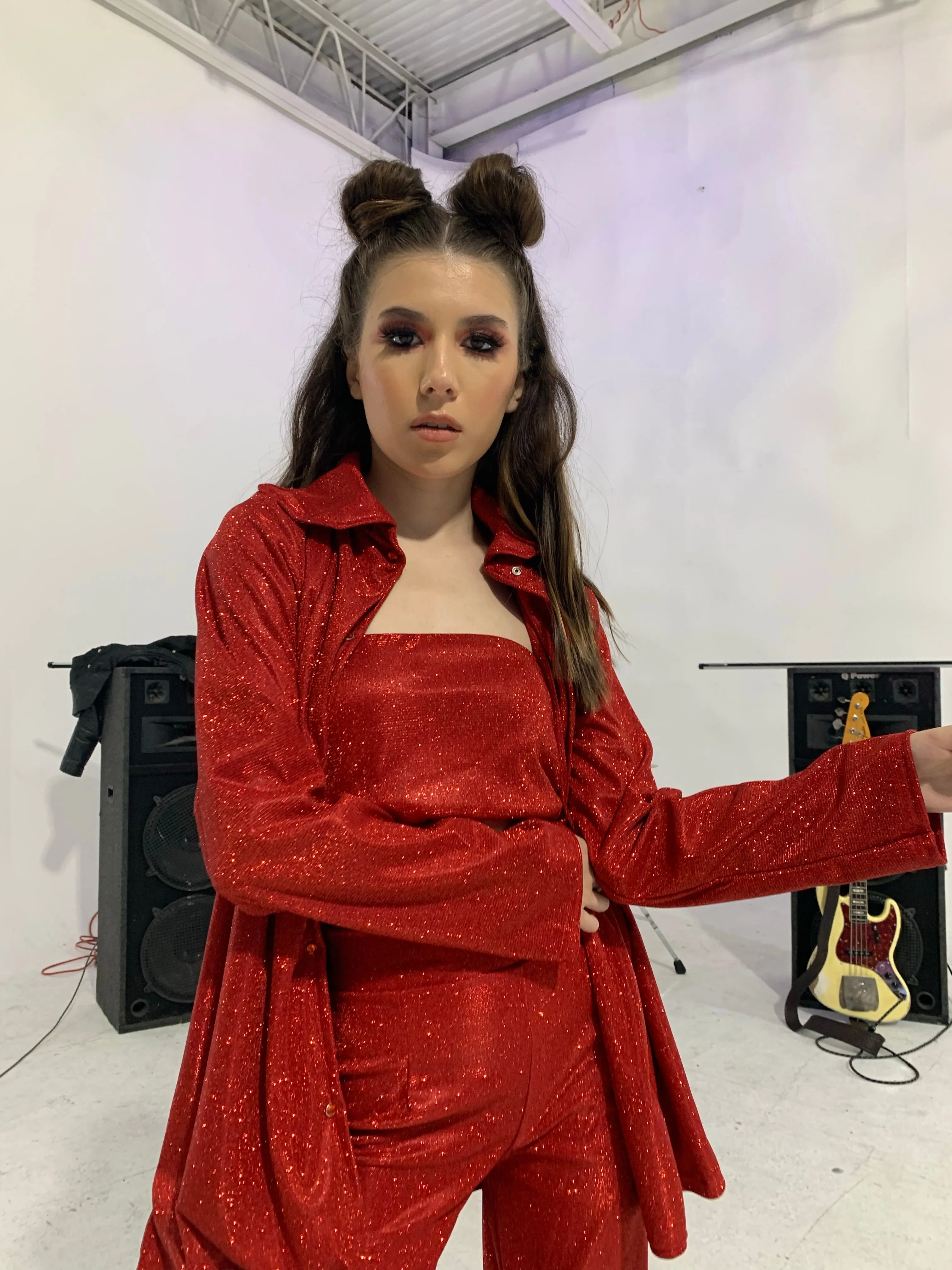 'Stella' 3-Piece Glitter Suit