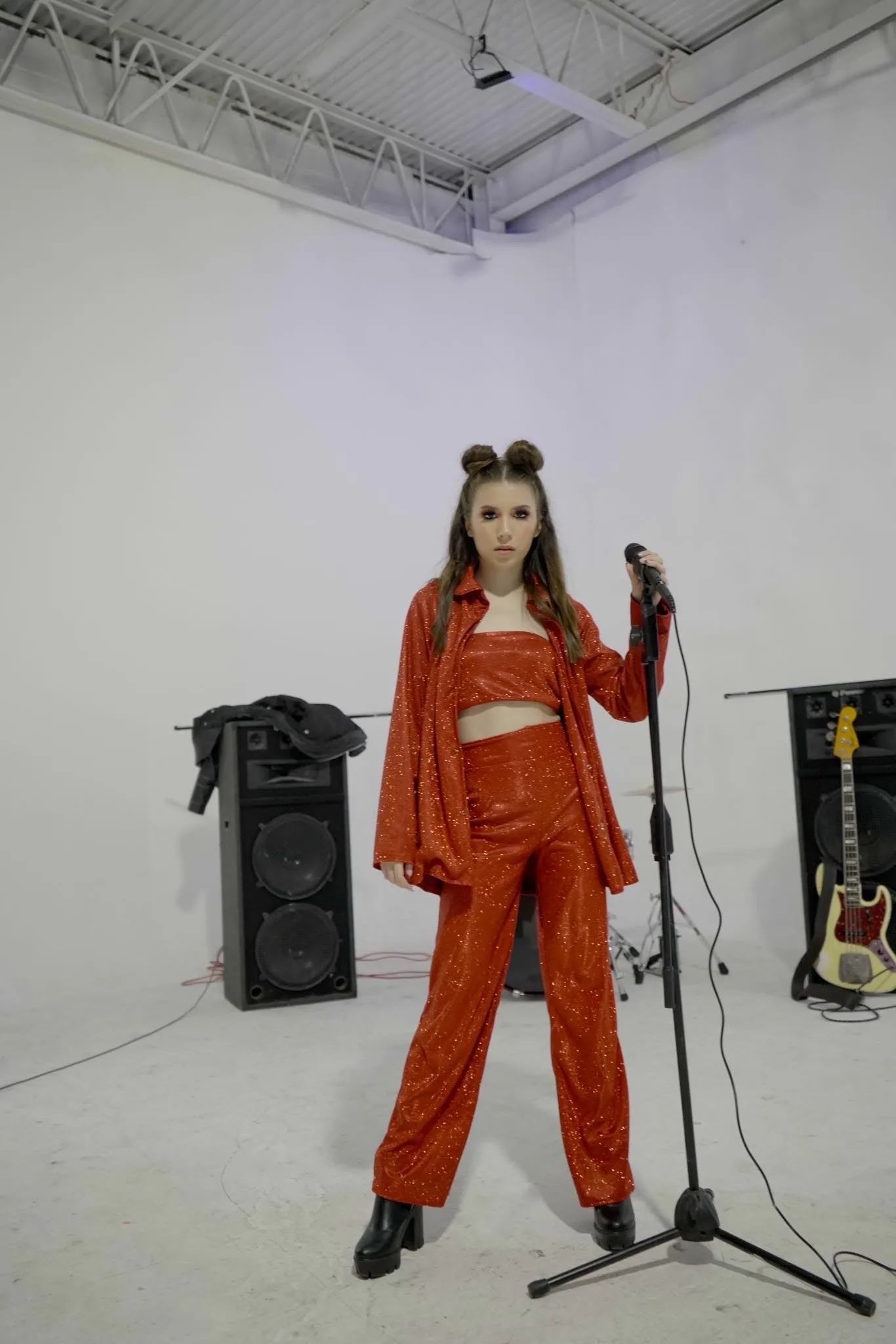 'Stella' 3-Piece Glitter Suit