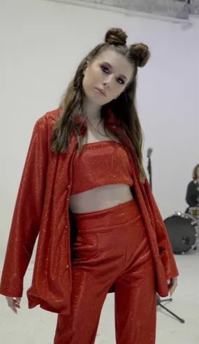 'Stella' 3-Piece Glitter Suit