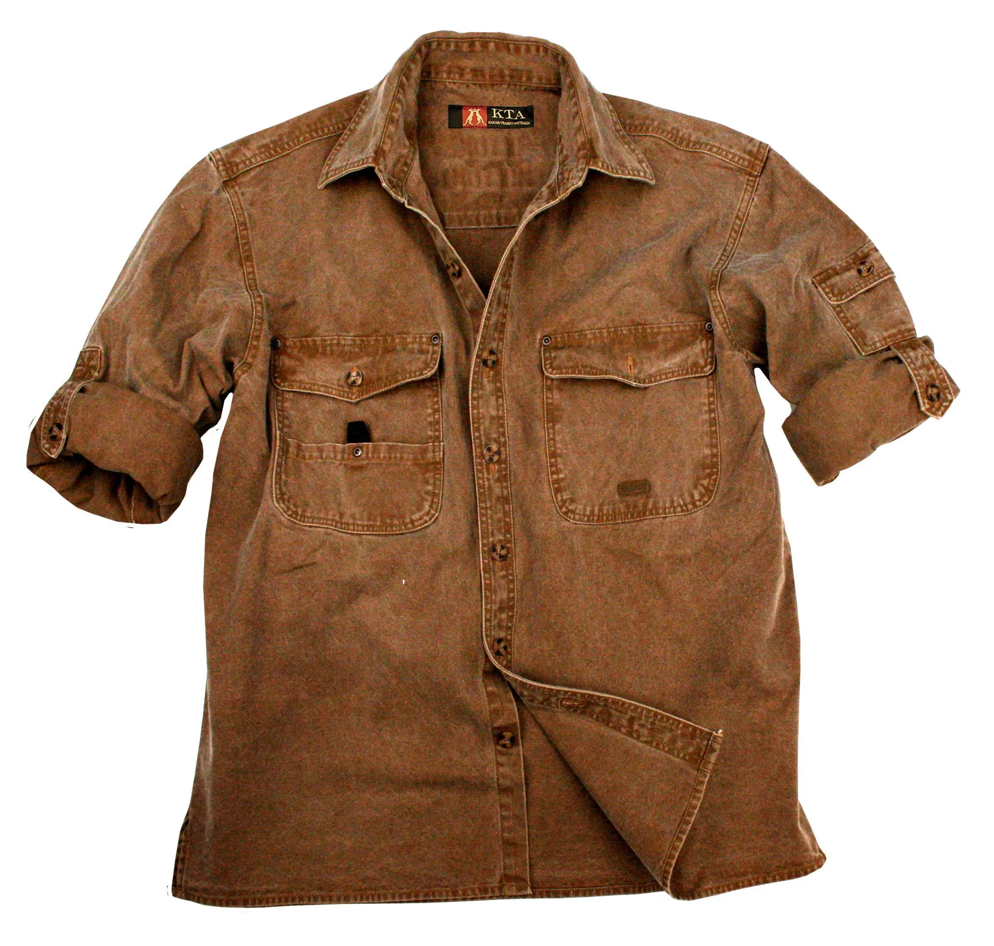 Toorak Shirt In Tobacco
