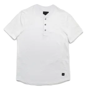 White Slub S/S Henley